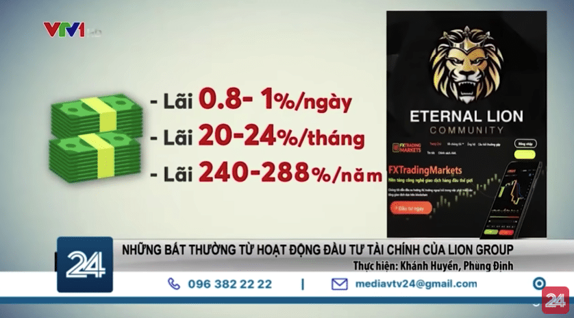 Nguy cơ mất tiền khi tham gia vào Lion Group